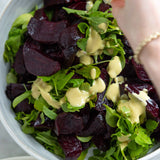 Roasted beetroot, goats cheese GF