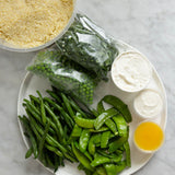 Bulghur wheat, green beans, ricotta, orange NF