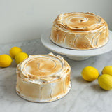 Lemon and boysenberry meringue NF