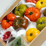 Heirloomacy tomatoes, buffalo mozzarella, basil GF, NF