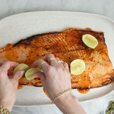 MIso, ginger, sesame salmon fillet GF, DF, NF