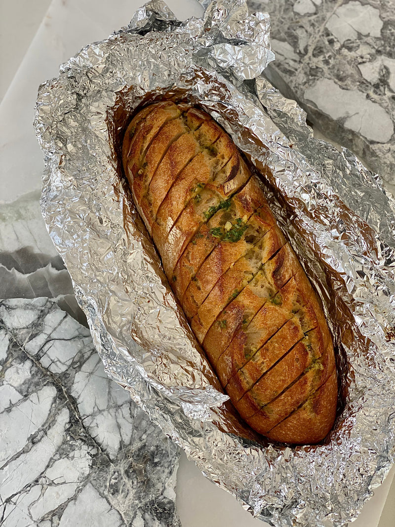 SOURDOUGH GARLIC BREAD NF