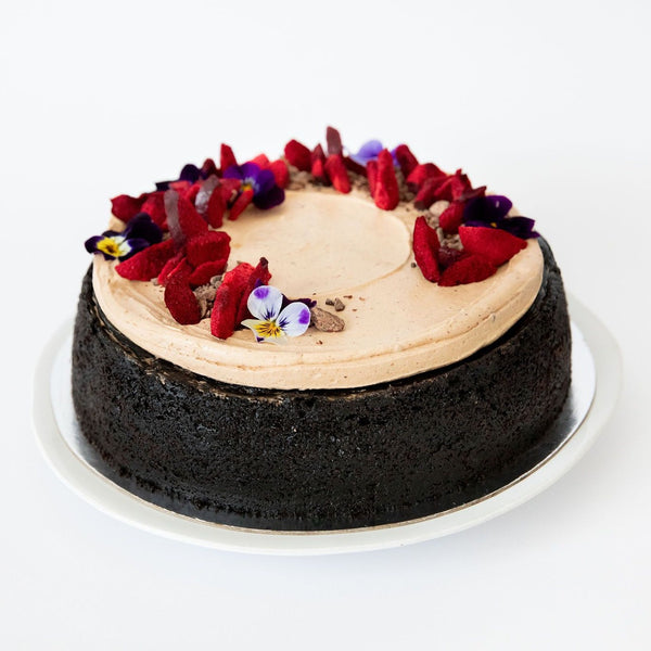 Vegan Chocolate Plum Cake