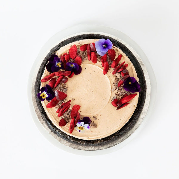 Vegan Chocolate Plum Cake